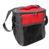 Innovation Nature - Insulated Cooler Bag, 22x16x24cm, Contains 12 Cans, Red and Gray - - Mounts For Less