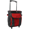Innovation Nature - Insulated Cooler on Wheels, 32x21x37cm, Contains 40 Cans, Red and Gray - - Mounts For Less