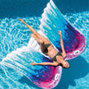 Intex - Angel Wings Inflatable Pool Mattress, 85 '' x 61 '' x 8 '', Pink and Blue - - Mounts For Less