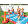 Intex - Aquatic Playground Sports Center with Accessories for Soccer, VolleyBall and Baseball, Red and Blue - - Mounts For Less