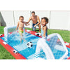 Intex - Aquatic Playground Sports Center with Accessories for Soccer, VolleyBall and Baseball, Red and Blue - - Mounts For Less
