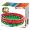 Intex - Children's Inflatable Pool With Three Rings 66" X 15" Watermelon Pattern - - Mounts For Less
