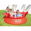 Intex - Happy Crab Inflatable Pool, 6 Foot Diameter, 232 Gallon Capacity, Red - - Mounts For Less