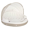 Intex - Inflatable Floating Island with Sunshade for Swimming Pool, 78.5'' x 59'', Beige - - Mounts For Less