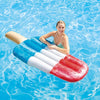 Intex - Inflatable Ice Pop Pool Mattress, 72'' x 26'', Red, White and Blue - - Mounts For Less