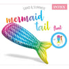 Intex - Inflatable Mermaid Tail Pool Mattress, 70'' x 28'', Multicolor - - Mounts For Less