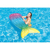 Intex - Inflatable Mermaid Tail Pool Mattress, 70'' x 28'', Multicolor - - Mounts For Less