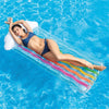 Intex - Inflatable Pool Mattress, 71 '' x 34 '', Cloud and Rainbow Pattern - - Mounts For Less