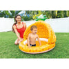 Intex - Inflatable Toddler Wading Pool with Sunshade, 40 '' Diameter, Pineapple Pattern - - Mounts For Less