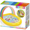 Intex - Inflatable children's pool with fountain, 58 '' x 51 '' x 34 '', Rainbow - - Mounts For Less