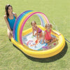 Intex - Inflatable children's pool with fountain, 58 '' x 51 '' x 34 '', Rainbow - - Mounts For Less