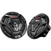 JVC-CS-DR6200M Marine/ MotorSport 6-1/2" 2-Way Coaxial Speakers featuring Water Resistant Woofers 150W, Black - - Mounts For Less