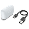 JVC HA-A3T-W - Wireless In-Ear Headphones, Bluetooth 5.1 with Charging Box, White - - Mounts For Less