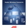 JVC HA-A6T-A - In-Ear Wireless Headphones, Bluetooth 5.1, With Charging Box and Touch Control, Blue - - Mounts For Less