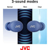 JVC HA-A6T-A - In-Ear Wireless Headphones, Bluetooth 5.1, With Charging Box and Touch Control, Blue - - Mounts For Less