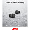 JVC HA-A6T-B - In-Ear Wireless Headphones, Bluetooth 5.1, With Charging Box and Touch Control, Black - - Mounts For Less