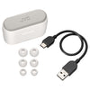 JVC HA-A9T-W - Wireless In-Ear Headphones, Bluetooth 5.1 with Charging Box and Touch Sensor, White - - Mounts For Less
