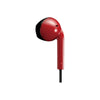 JVC HA-F19M-RB Retro In-Ear Headphone with Microphone and Remote Control Red - - Mounts For Less
