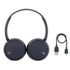 JVC HA-S36W-A - Wireless On-Ear Headphones, Bluetooth 5.2, Integrated Remote Control and Microphone, Blue - - Mounts For Less