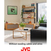 JVC SP-SQ4BT - Portable Wireless Speaker, Bluetooth 5.0, Water Resistant, Black - - Mounts For Less