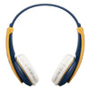 JVC - Wireless Headphones for Children, Bluetooth 5.0, Safe Volume Limiter, Blue and Yellow - - Mounts For Less
