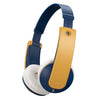 JVC - Wireless Headphones for Children, Bluetooth 5.0, Safe Volume Limiter, Blue and Yellow - - Mounts For Less