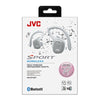 JVC - Wireless In-Ear Sport Headphones, Bluetooth 5.0, With Charging Case, Grey - - Mounts For Less