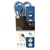 Jasco - 6 Outlet Surge Protector, 800 Joules, 4ft Braided Cable, Blue - - Mounts For Less