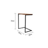 Jessar - Set of 3 Side Tables, From the Eden Collection, Brown Wood Grain - - Mounts For Less