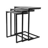 Jessar - Set of 3 Side Tables, From the Eden Collection, Grey Wood Grain - - Mounts For Less