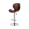 Jessar - Upper Collection Adjustable Height Swivel Stools, Set of 2, Brown - - Mounts For Less
