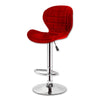 Jessar - Upper Collection Adjustable Swivel Stool, Set of 2, Red - - Mounts For Less