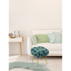 Jessar - Velvet Ottoman/Footstool with Metal Base, 14.9" x 14.9" x 16.9", Green - - Mounts For Less