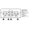 Kenwood KAC-M1814 Compact 4-Channel Digital Amplifier For Car Grey - - Mounts For Less