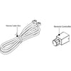 Kenwood KCA-RC01A Optional Wired Level Control for Amplifier X802-1 and X502-1, For Car, Black - - Mounts For Less