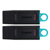 Kingston - Exodia DataTraveler USB Flash Drive, USB 3.2 GEN 1, 64GB Capacity, Pack of 2 - - Mounts For Less