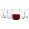 LAV - Set of 6 Gaia Stemless Wine Glasses, 475mL Capacity, Dishwasher Safe - - Mounts For Less