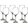 LAV - Set of 6 Stemmed Wine Glasses, 300mL Capacity, Dishwasher Safe - - Mounts For Less