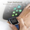 LetsFit - Smart Watch, 1.3 '' Touchscreen with Heart Rate Monitor, Blue - - Mounts For Less