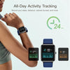 LetsFit - Smart Watch, 1.3 '' Touchscreen with Heart Rate Monitor, Blue - - Mounts For Less
