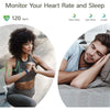LetsFit - Smart Watch, 1.3 '' Touchscreen with Heart Rate Monitor, Blue - - Mounts For Less