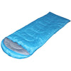 Life Style Nature - Polyester Sleeping Bag, 180 x 75cm, Designed for a Maximum Temperature of 6 Degrees, Blue and Gray - - Mounts For Less