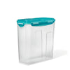 LocknLock - Plastic Container for Cereal, Pasta or Rice, Hinged Lid, 3.9L Capacity, Teal - - Mounts For Less