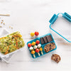 LocknLock - Set of 2 Bento EasyLunch Containers, 946mL Capacity, Blue - - Mounts For Less