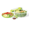 LocknLock - Set of 2 EasyLunch Salad Containers, 1.3 Liter Capacity, Green - - Mounts For Less