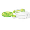 LocknLock - Set of 2 EasyLunch Salad Containers, 1.3 Liter Capacity, Green - - Mounts For Less