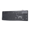 Marvo Office - USB 2.0 Wired Keyboard with 104 Keys and 9 Multimedia Keys, English Language, Black - - Mounts For Less