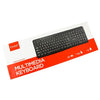 Marvo Office - USB 2.0 Wired Keyboard with 104 Keys and 9 Multimedia Keys, English Language, Black - - Mounts For Less