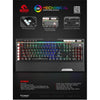 Marvo Pro - Wired Mechanical Gaming Keyboard with 119 Keys and RGB Backlighting, Black - - Mounts For Less