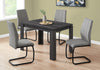 Monarch Specialties I 1166 Dining Table, 48" Rectangular, Small, Kitchen, Dining Room, Laminate, Black, Contemporary, Modern - - Mounts For Less